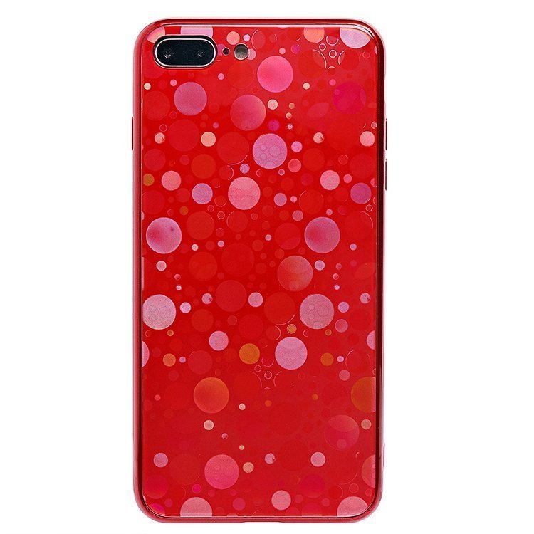 

Чехол-накладка STC002 001 для смартфона Apple iPhone 7 Plus/8 Plus, силикон/стекло, красный (91663)