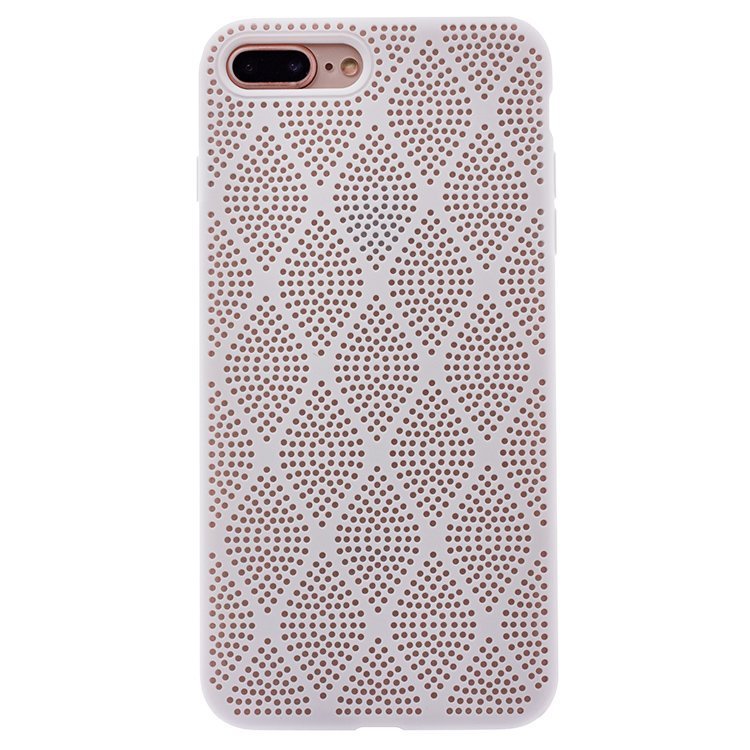 

Чехол-накладка SC119 для смартфона Apple iPhone 7 Plus/8 Plus, силикон, белый (91118)