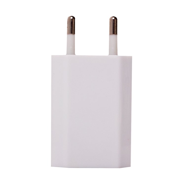 

Сетевое зарядное устройство Medium 4, 1USB, 1A, белый (47060), 4