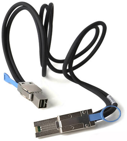 

Кабель SFF8644-SFF8088(SAS), 6 м, черный ACD, форма сечения круглая (6705058-600)