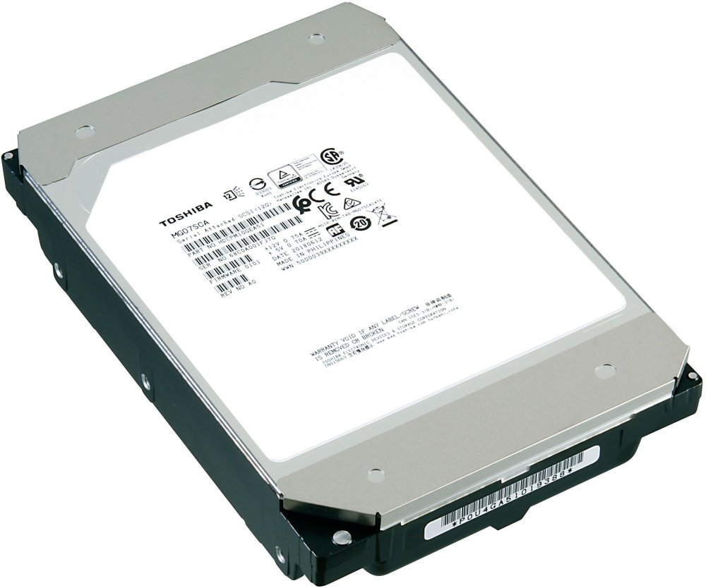 

Жесткий диск (HDD) Toshiba 12Tb Enterprise Capacity, 3.5", 7.2K, 256Mb, SAS 12Gb/s (MG07SCA12TE)