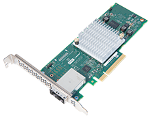 

Адаптер HBA Microsemi Adaptec 1000-8e, SAS/SATA 12G, 8-port (miniSAS HD), PCI-Ex8, SGL (2288100-R), 1000-8e