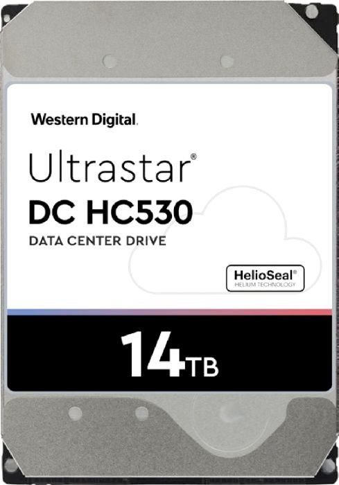 Жесткий диск (HDD) Western Digital 14Tb Ultrastar DC HC530, 3.5", 7.2K, 512Mb, 512e, SAS 12Gb/s (WUH721414AL5204/0F31052)