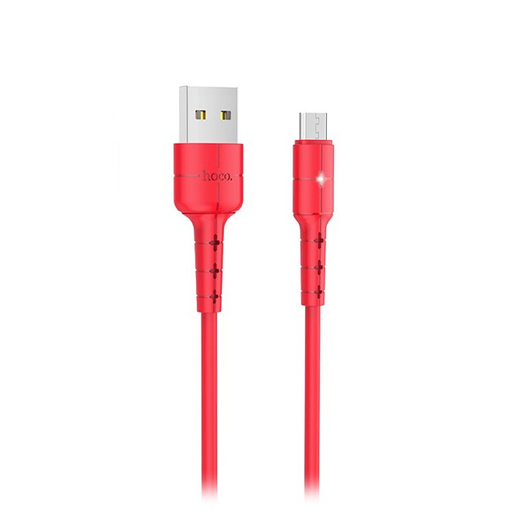 

Кабель USB-microUSB , HOCO, 1.2m, красный (X30 Star)