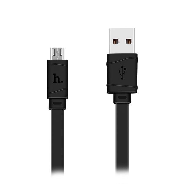 

Кабель USB-microUSB , HOCO, 1m, черный (X5 Bamboo)