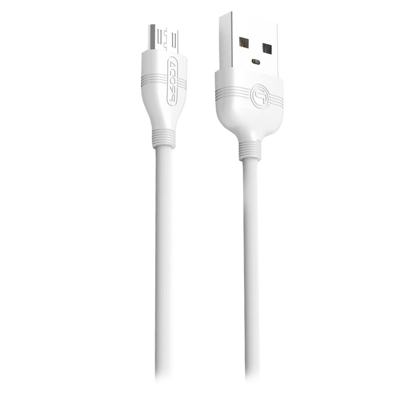 

Кабель USB-microUSB , Proda, 1.2m, белый (PD-B05m Normee)