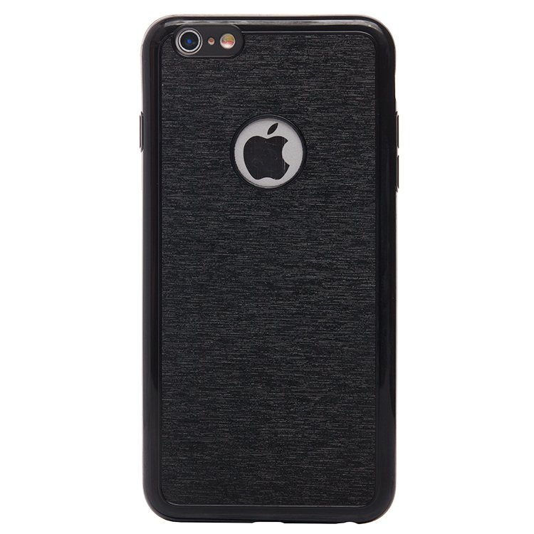 

Чехол-накладка No name SC110 для смартфона Apple iPhone 6 Plus/6S Plus, пластик, черный (86186)