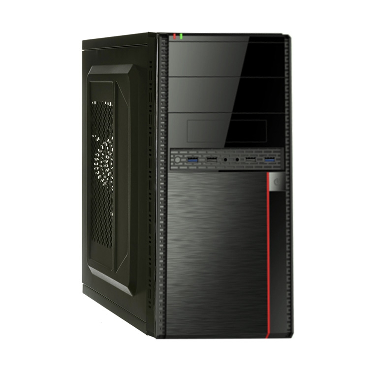 Корпус ExeGate MA-371X, mATX, Mini-Tower, 2xUSB 3.0, черный, 350 Вт (EX277434RUS)