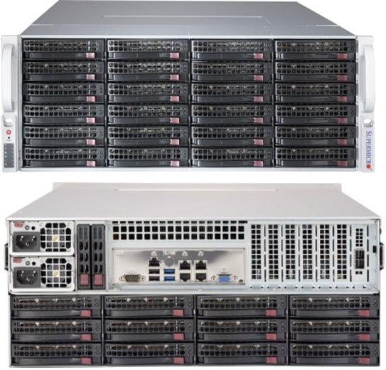 Корпус Supermicro 847BE1C4-R1K23LPB, E-ATX, 4U RM, Redundant 2x1200 Вт (CSE-847BE1C4-R1K23LPB)