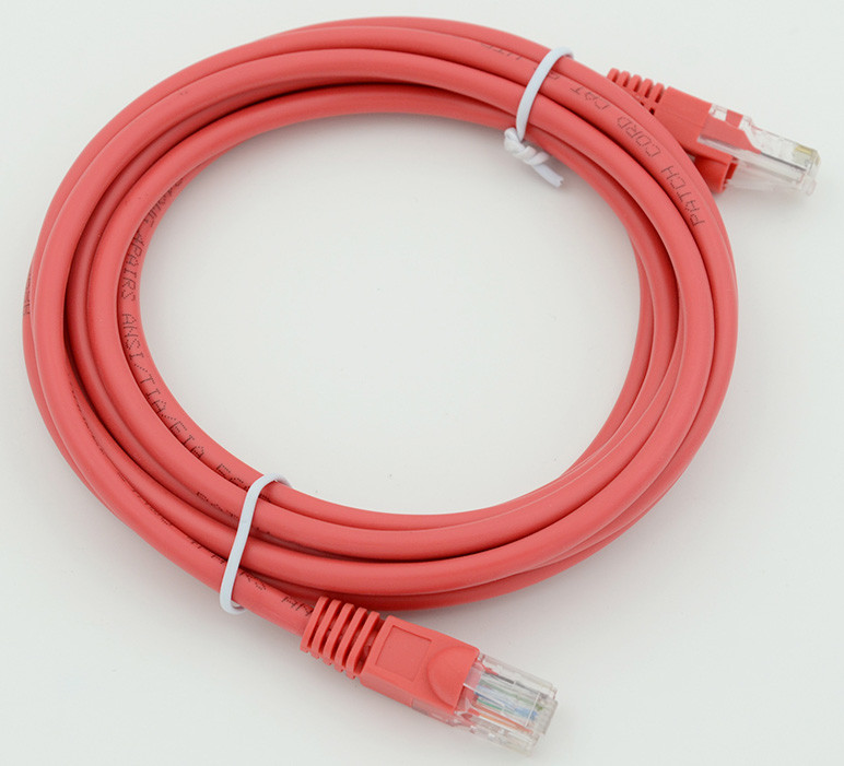 

Патч-корд UTP кат.5e, 3м, RJ45-RJ45, красный, Behpex (630507)