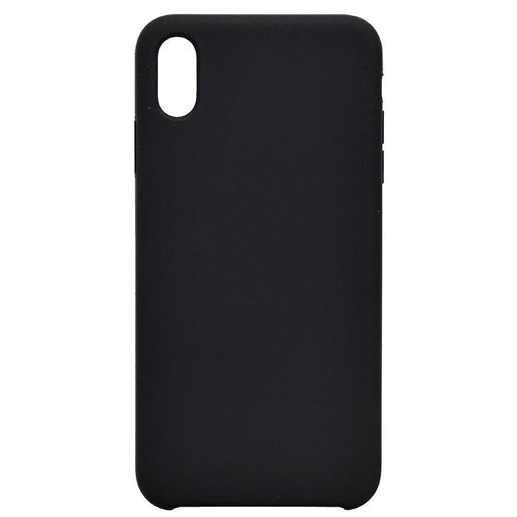 Чехол-накладка Activ Original Design для смартфона Apple iPhone XS Max, силикон, черный (90877)