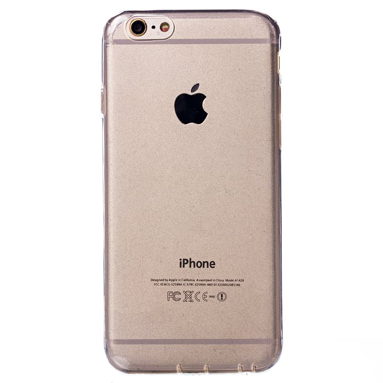Чехол-накладка Ultra Slim для смартфона Apple iPhone 6, силикон, прозрачный (48599)