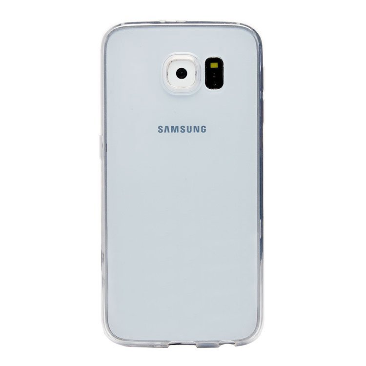 

Чехол-накладка Ultra Slim для смартфона Samsung Galaxy S6 SM-G920, силикон, прозрачный (49875)