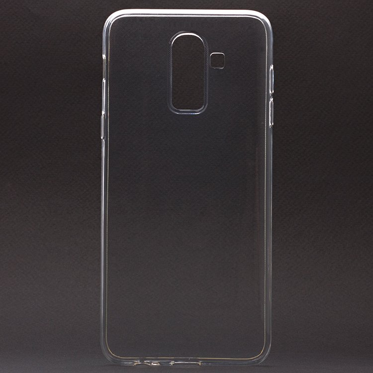 Чехол-накладка Ultra Slim для смартфона Samsung SM-J810 Galaxy J8 2018, силикон, прозрачный (91058)