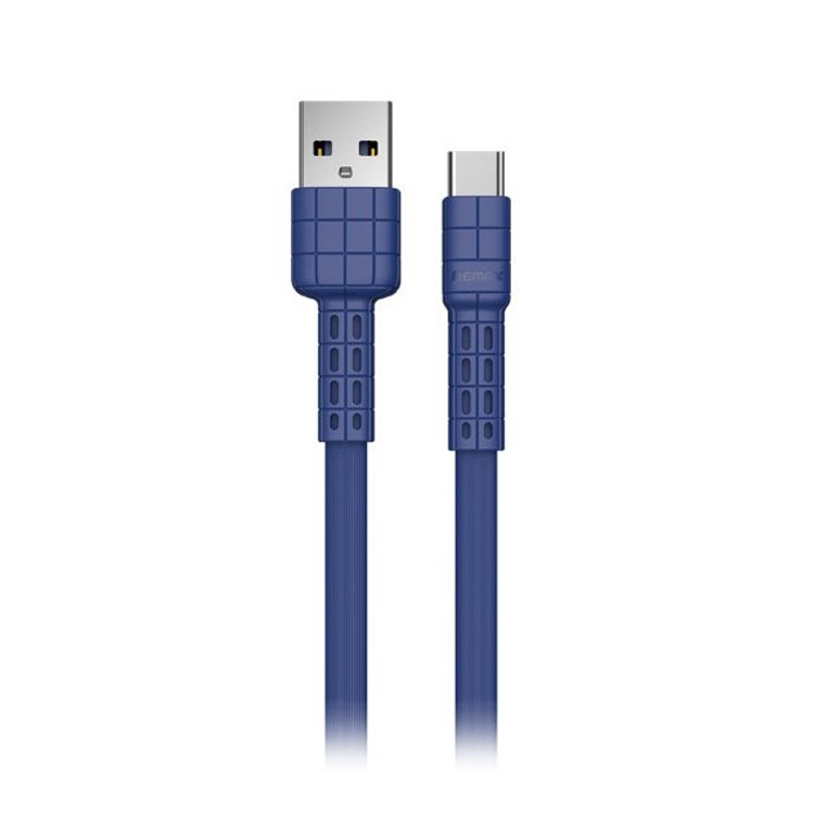 

Кабель USB- USB Type-C , Remax, 1m, синий (RC-116a Armor series)