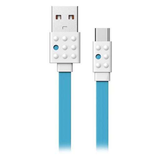 

Кабель USB- USB Type-C , Proda, 1.2m, синий (PC-01a Lego)