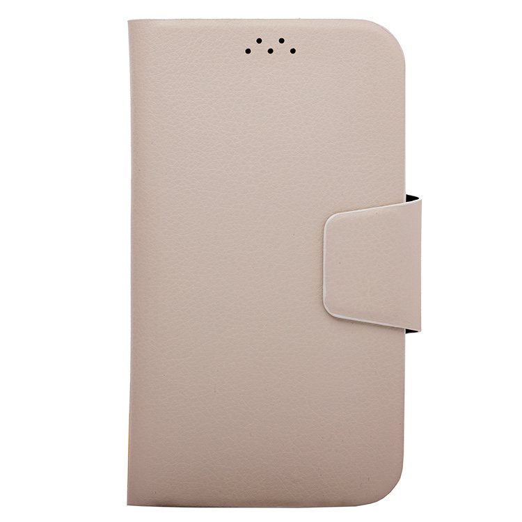 

Чехол-книжка Activ A501-52 Magic Element для телефона универсальный 5.5"-6.5", искусственная кожа, белый/золотистый (64155)