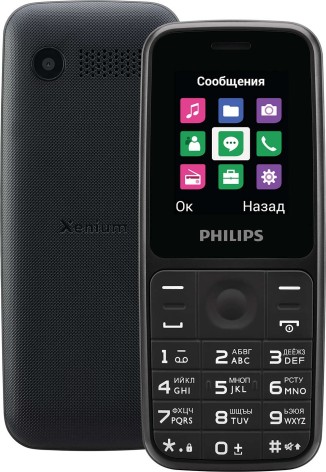 Мобильный телефон Philips Xenium E125 черный
