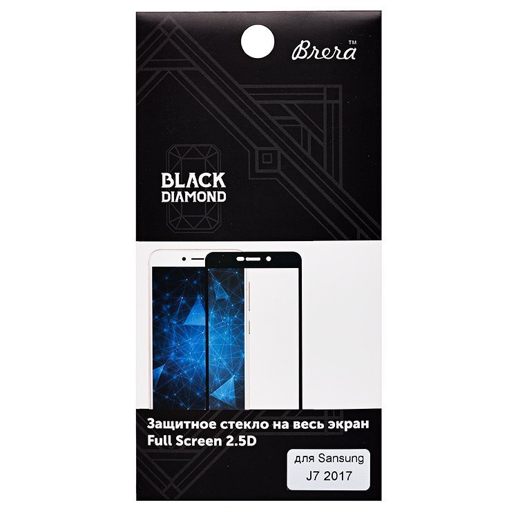 

Защитное стекло Brera для смартфона Samsung SM-J730 Galaxy J7 2017 2.5D Full Screen, с черной рамкой (86986)