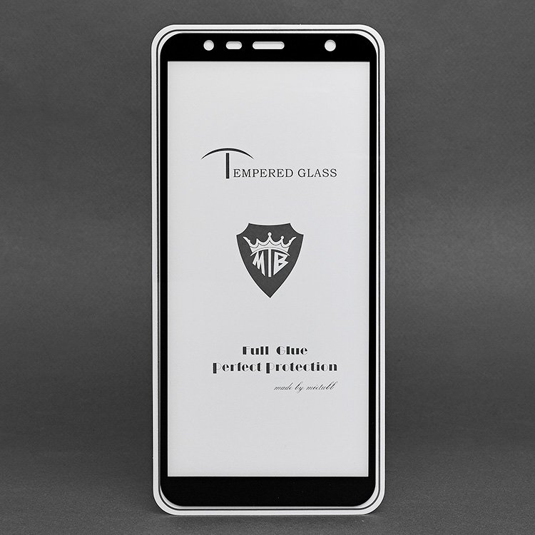 

Защитное стекло Brera для смартфона Samsung SM-J415 Galaxy J4 Plus 2018 2.5D Full Screen, с черной рамкой (91008)