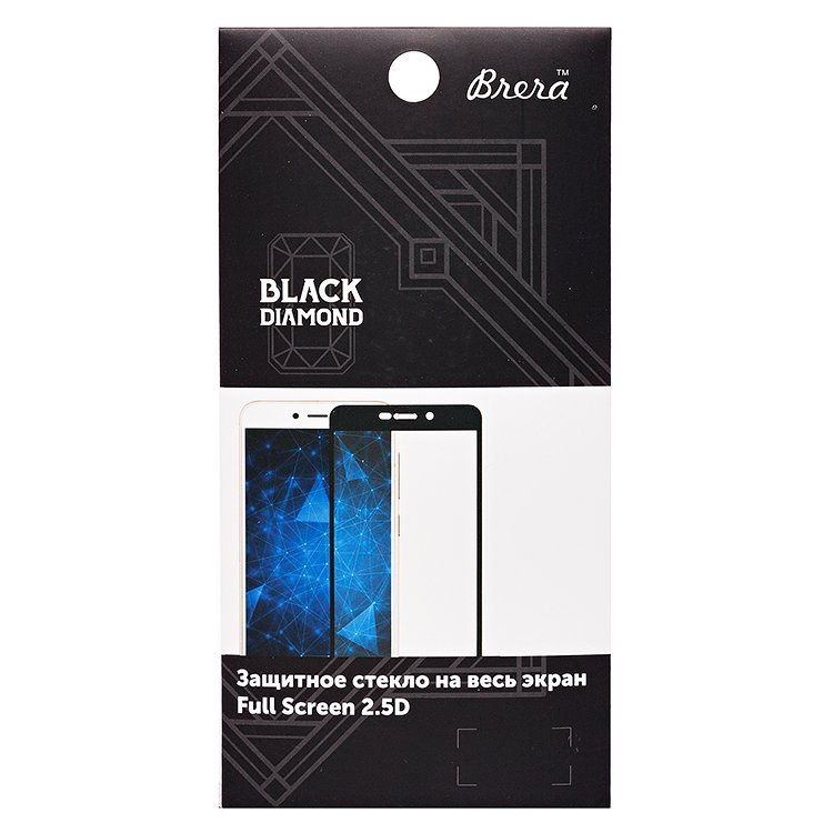 

Защитное стекло Brera для смартфона Samsung SM-J250 Galaxy J2 2018 2.5D Full Screen, с черной рамкой (86980)