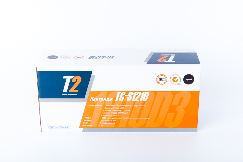 

Картридж лазерный T2 TC-S1210 (ML-1210D4/ML-1210D3), черный, 2500 страниц, совместимый для Samsung/Xerox ML-1010/1210/1250/SF-5100, Phaser 3110/3210