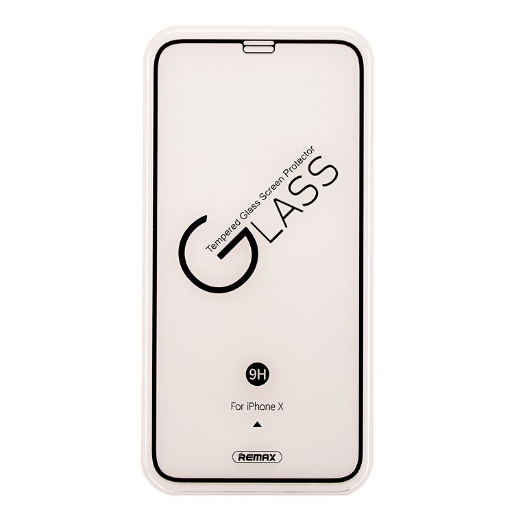 

Защитное стекло Remax Perfect для смартфона Apple iPhone X/XS 0,3 mm, с черной рамкой (84199)