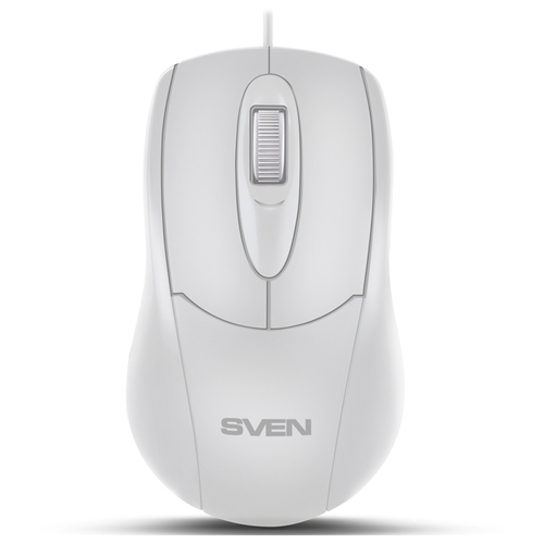 Мышь проводная Sven RX-110, 1000dpi, оптическая светодиодная, USB, белый - фото 1