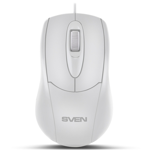 Мышь проводная Sven RX-110 1000dpi оптическая светодиодная USB белый 305₽