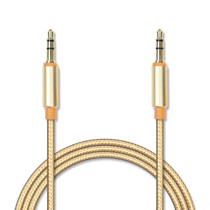 

Кабель соединительный Jet.A Jack 3.5-Jack 3.5, 1м, золотистый (JA-AC02 1m Gold)