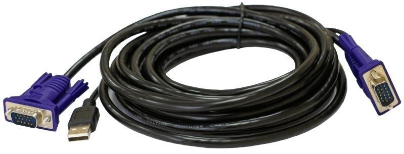Кабель KVM (КВМ) D-Link DKVM-CU5, VGA, USB (AM)