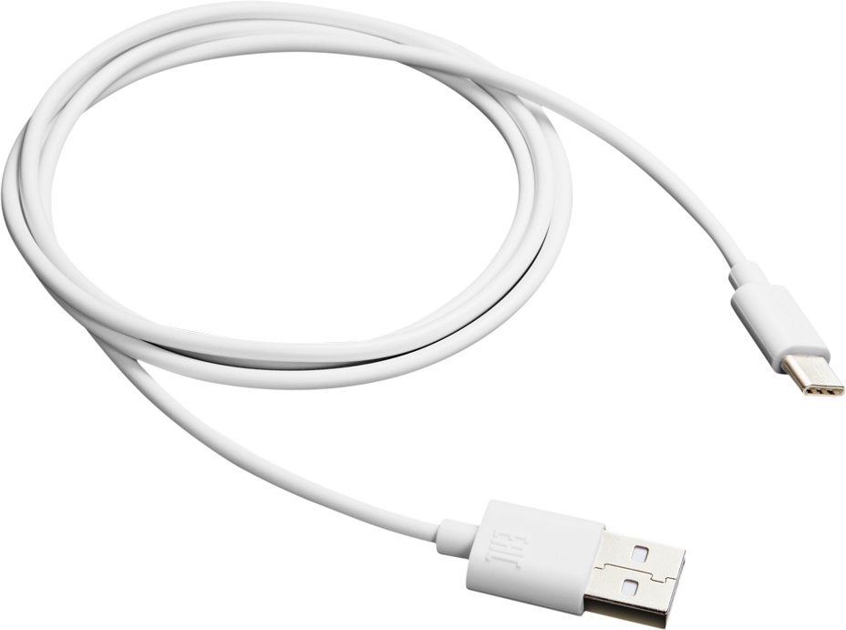

Кабель USB (Am)-USB Type-C, Canyon , 1m, белый, форма сечения круглая (CNE-USBC1W)