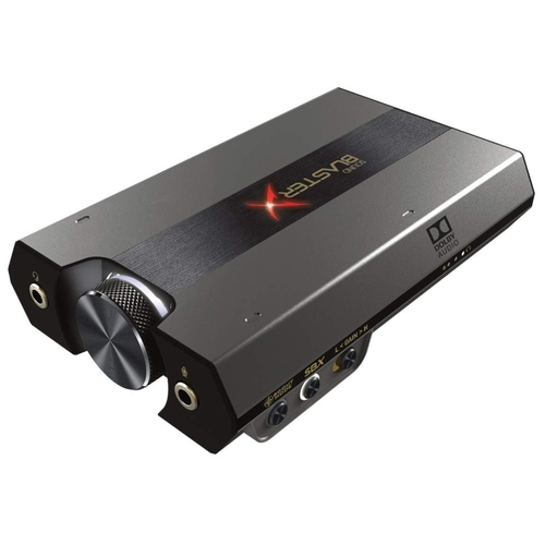 

Звуковая карта внешняя Creative Sound BlasterX G6, 7.1, USB 2.0, Retail (70SB177000000), Sound BlasterX G6