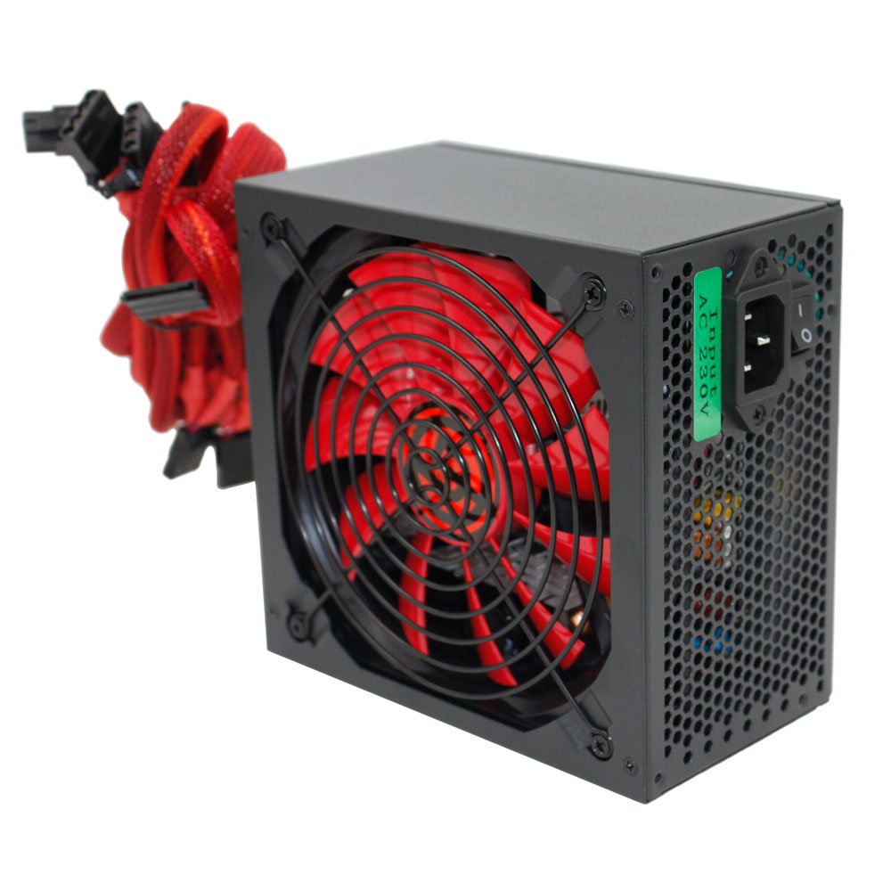

Блок питания 600 Вт ATX Ginzzu PC600, 140 мм, PC600