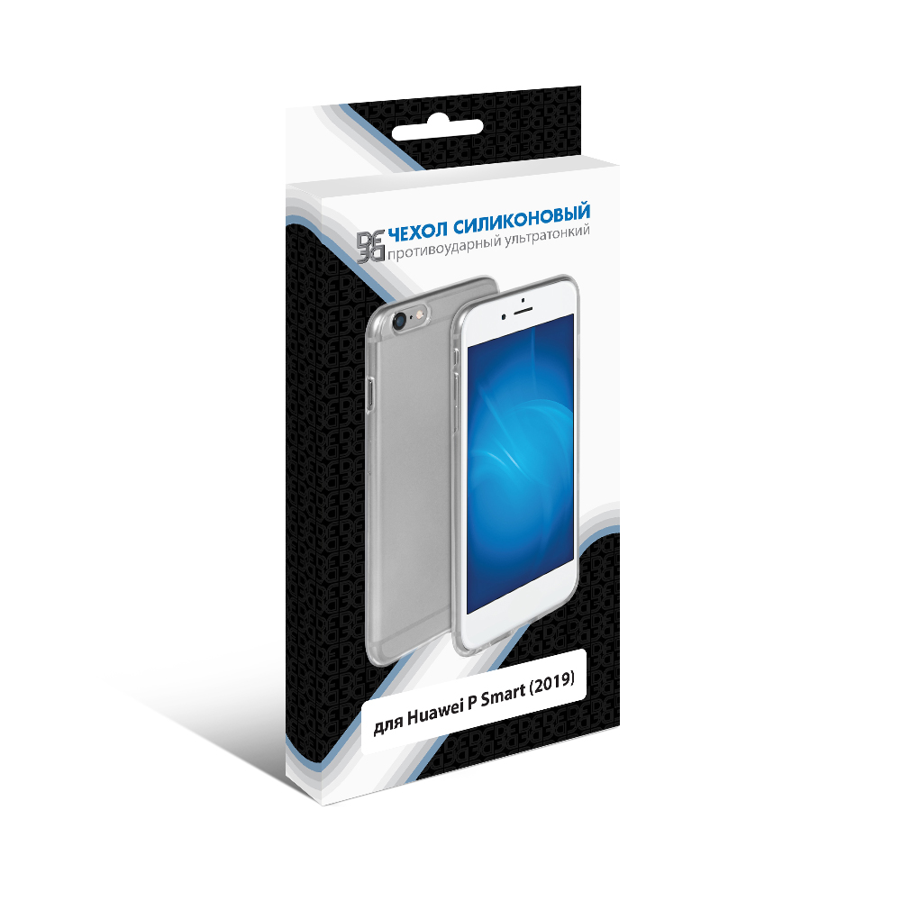 

Чехол DF для смартфона Huawei P Smart (2019), силикон, прозрачный (hwCase-71)