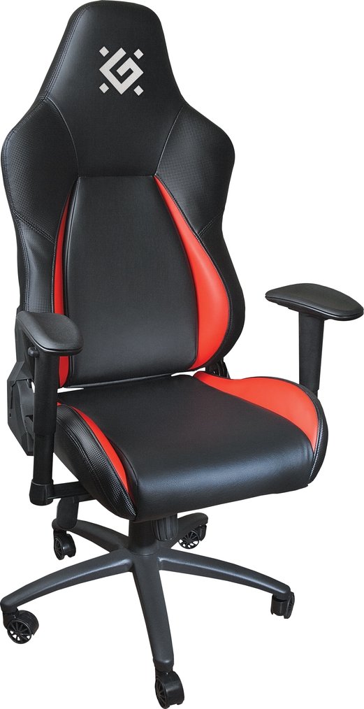 Кресло игровое Defender Commander CT-376 черный/красный (64376)