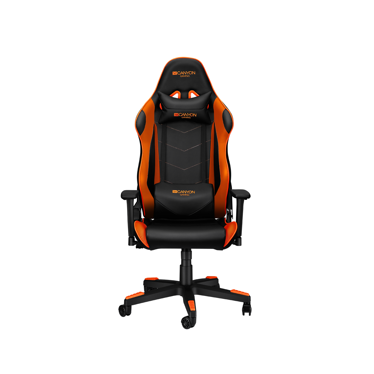 Кресло игровое Canyon Deimos черный/оранжевый (CND-SGCH4)
