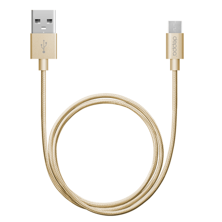 

Кабель USB2.0(Am)-microUSB, Deppa, 1.2, золотистый, алюминий/нейлон (72191)