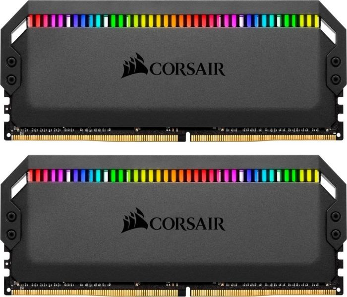 Комплект памяти DDR4 DIMM 16Gb (2x8Gb), 3600MHz, CL18, 1.35 В, Corsair, Dominator Platinum RGB (CMT16GX4M2C3600C18)