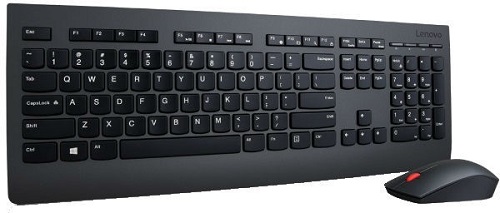 Клавиатура + мышь Lenovo Professional Wireless Combo, беспроводная, USB, черный (4X30H56821)