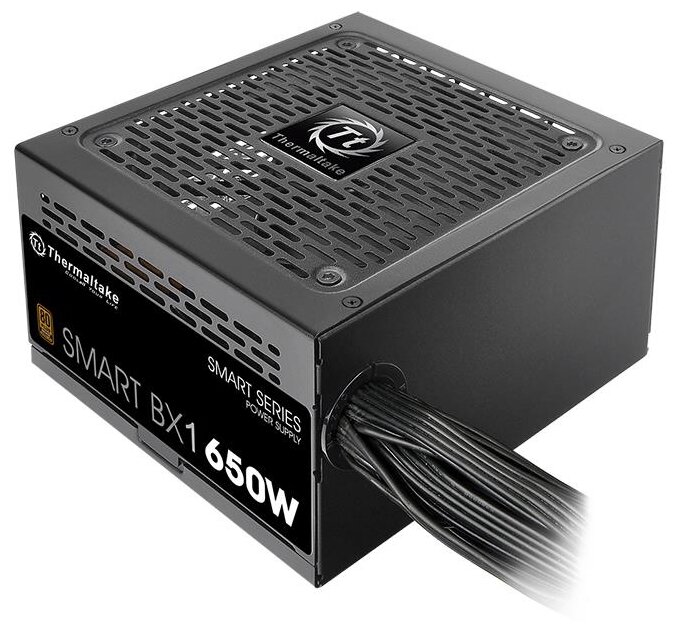 

Блок питания 650 Вт ATX Thermaltake Smart BX1 650W, 120 мм, 80 Plus Bronze (PS-SPD-0650NNSABE-1), Smart BX1 650W