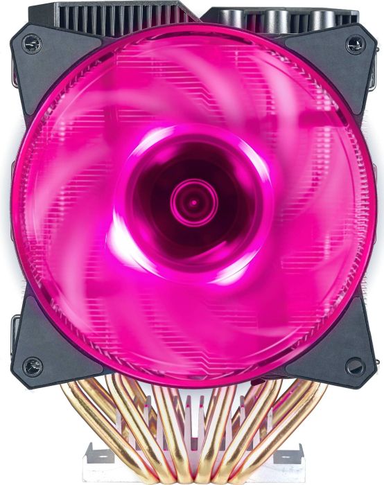 

Кулер для процессора COOLERMASTER MasterAir MA621P TR4 Edition для Socket/TR4/sWRX8, 120мм, 1800rpm, 31 дБ, 200W, 4-pin PWM, Al+Cu, RGB (MAP-D6PN-218PC-R2), MasterAir MA621P TR4 Edition