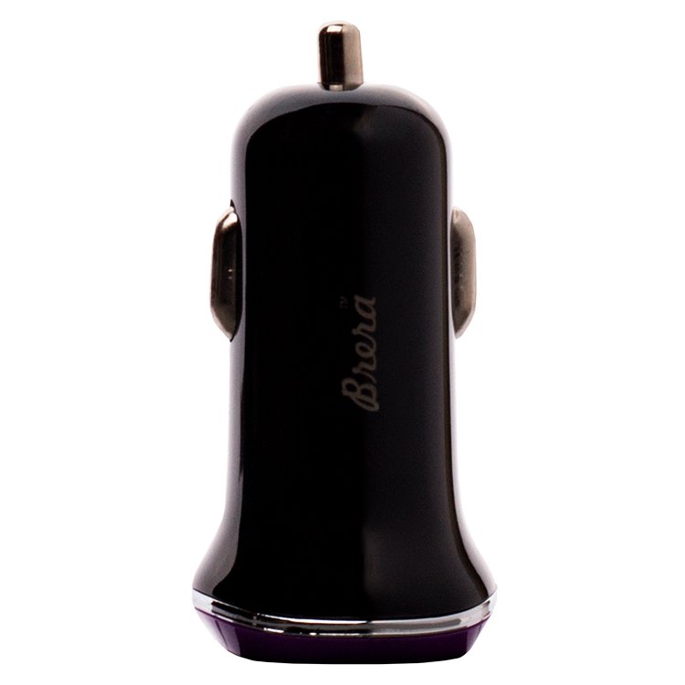

Автомобильное зарядное устройство Brera CAU2-3A, 2USB, 3A, черный/фиолетовый (35969), CAU2-3A