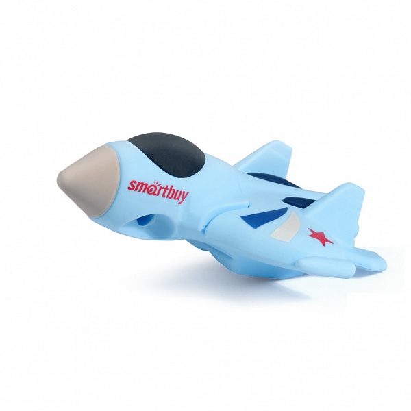 

Флешка 32Gb USB 2.0 SmartBuy Wild Истребитель, голубой (SB32GBFI), Истребитель