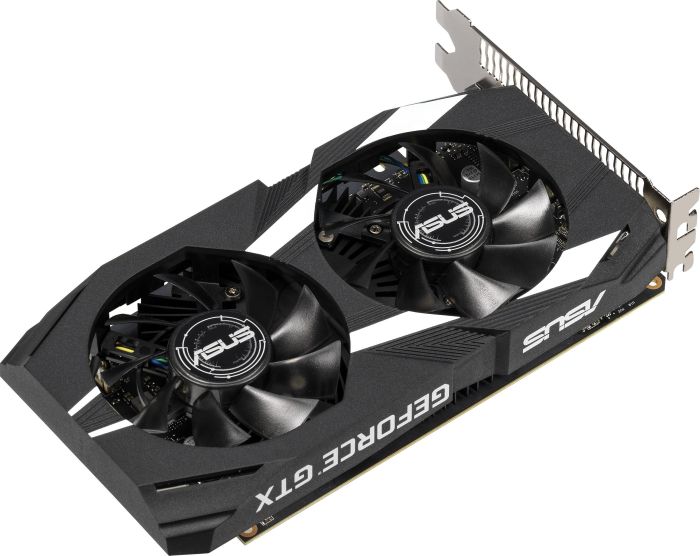 Видеокарта ASUS NVIDIA GeForce GTX1650 Dual, 4Gb DDR5, 128bit, PCI-E, DVI, HDMI, DP, Retail (DUAL-GTX1650-4G) - фото 1