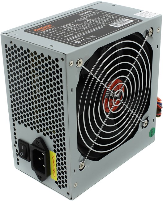 

Блок питания 500 Вт ATX Exegate UNS500, 120 мм (ES261569RUS-PC), Серебристый, UNS500
