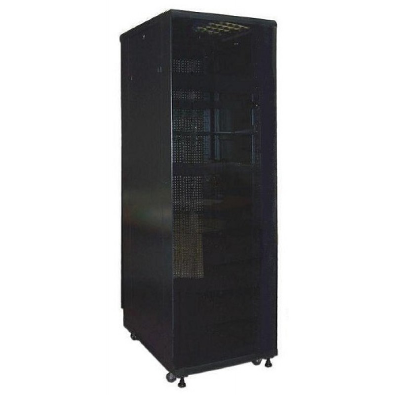 Шкаф напольный 47U 800x1200, без дверей, черный, разборный, TWT-CBA-47U-8x12-00, TWT, Business Advanced