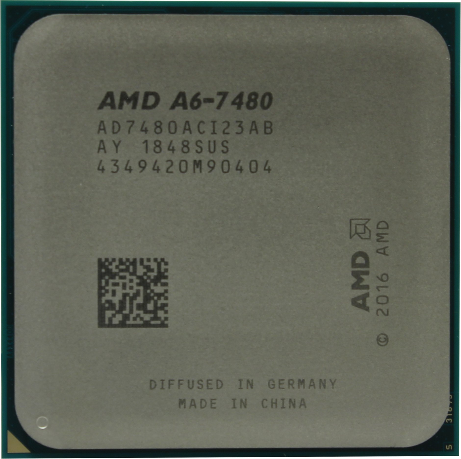 Процессор AMD A6-7480 Carrizo, 2C/2T, 3500MHz TDP-65W SocketFM2+ tray (OEM) (AD7480ACI23AB)