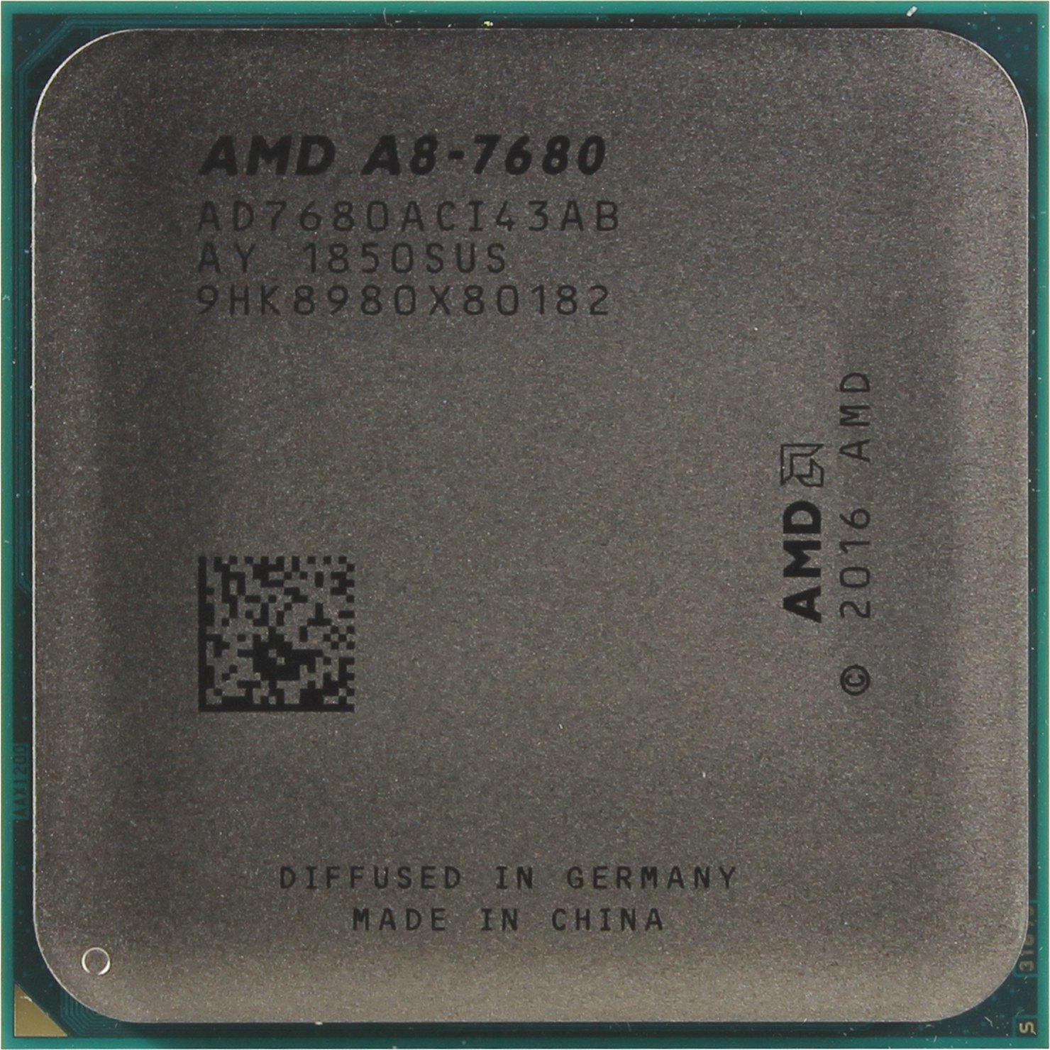 Процессор AMD A8-7680 Carrizo, 4C/4T, 3500MHz TDP-45W SocketFM2+ tray (OEM) (AD7680ACI43AB)