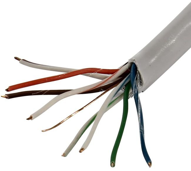 

Витая пара FTP кат.5e, 4 пары, CCA, 0.5 мм, 100м., внутренний, одножильный, 5BITES (FS5505-100A)